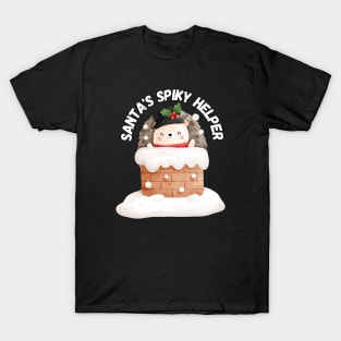 Santa's Spiky Helper, Christmas humor T-Shirt